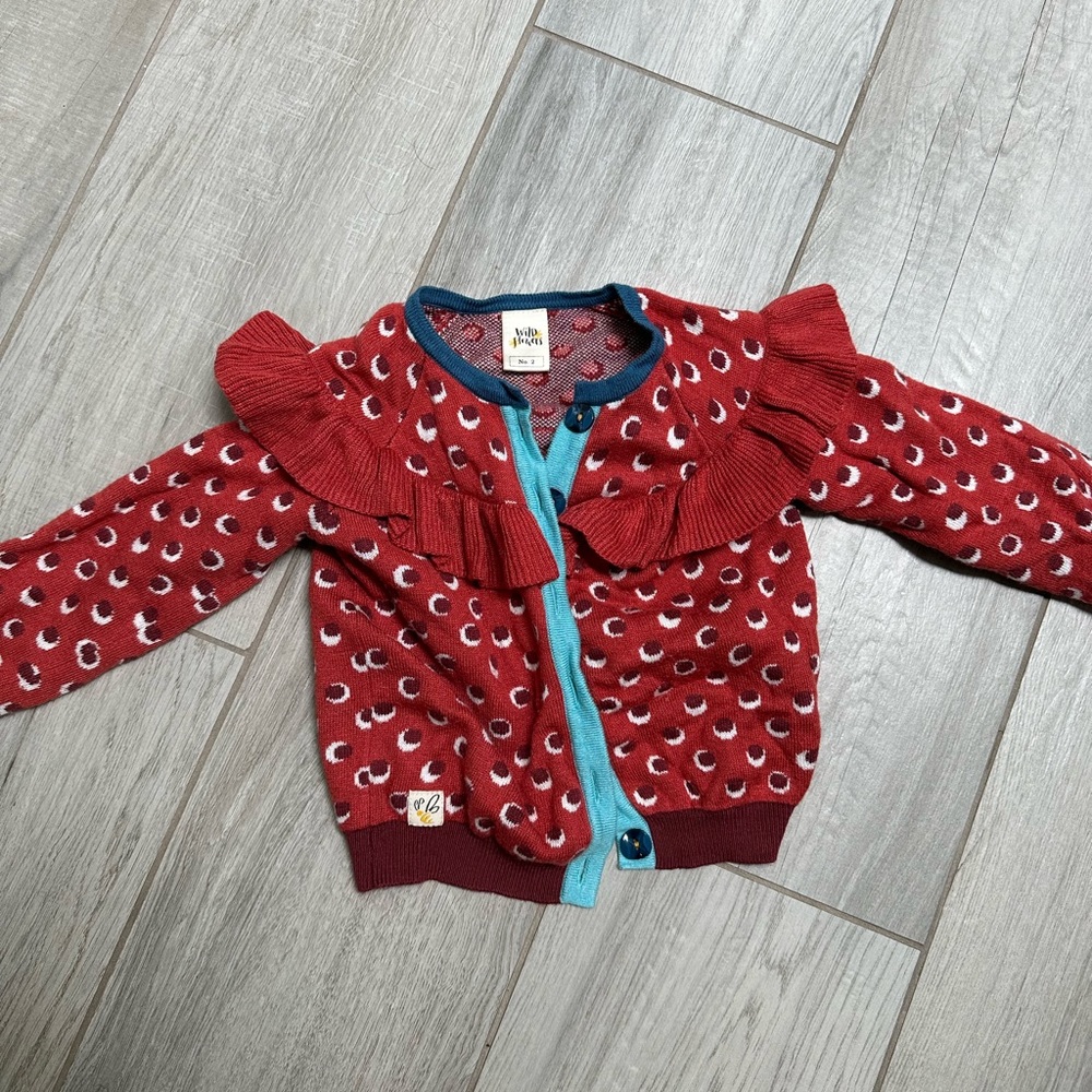 Size 2 Wildflowers cardigan
